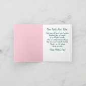 Soeur Funny Carte de la Fête des mères afro-améric (Intérieur)