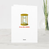 Soeur grandit plus spécial carte d'anniversaire (Dos)