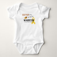 sœur guerrière courageuse cancer lion bébé body