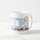 Soeur Love Ami Mug Coffee Mug Cup (Devant droit)