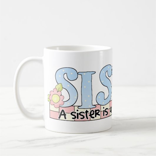 Soeur Love Ami Mug Coffee Mug Cup (Gauche)