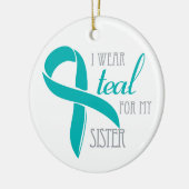 Soeur - ornement de Cancer ovarien (Gauche)