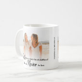Soeur | Photo personnalisée Café Mug (Devant gauche)