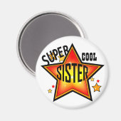 Soeur Super Cool Star Funny Magnet (Recto/Verso)