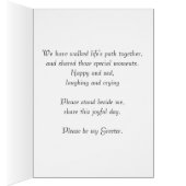 Soeur, Swirling coeur greeter invitation (Intérieur (Droit))