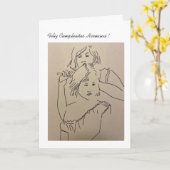 Soeurs Bonne Carte Anniversaire (Fleur jaune)