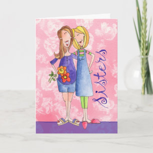 Soeurs - carte de voeux