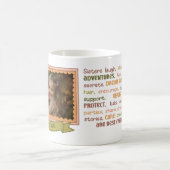 Soeurs Coeur toucher & sentimental Café Mug (Centre)