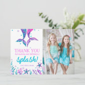 Soeurs d'anniversaire conjointe Mermaid Carte de r (Debout devant)