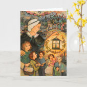 Soeurs de présentation, carte de voeux nanoe de (Fleur jaune)