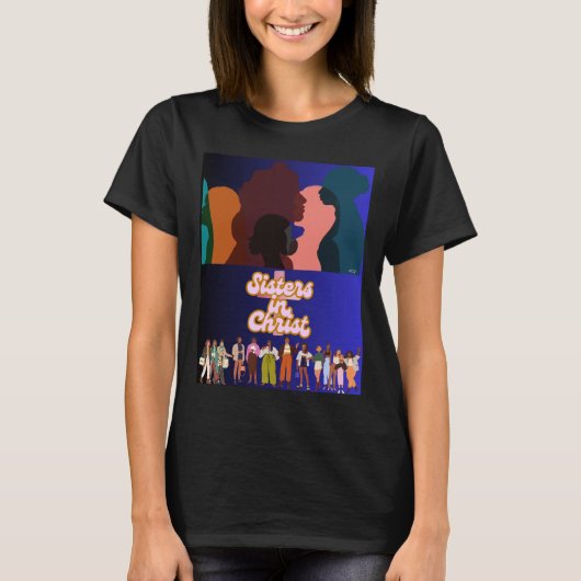 Soeurs en T-shirt Christ (Devant)