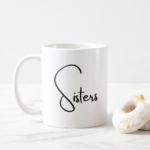 Soeurs Famille Meilleurs Amis Café Blanc Mug