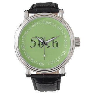 Soeurs Jubilé d'or 50e anniversaire Montre vert