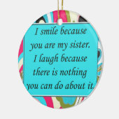 Soeurs, Ornement de Noël (Gauche)