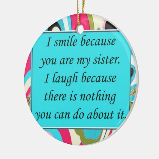 Soeurs, Ornement de Noël (Gauche)