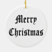 Soeurs, Ornement de Noël (Dos)