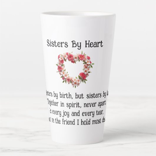 Soeurs Par Coeur Meilleurs Amis Café / Latte Mug (Devant)