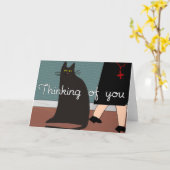 Soeurs "Penser à vous" Cartes et cadeaux-Cat Desig (Fleur jaune)