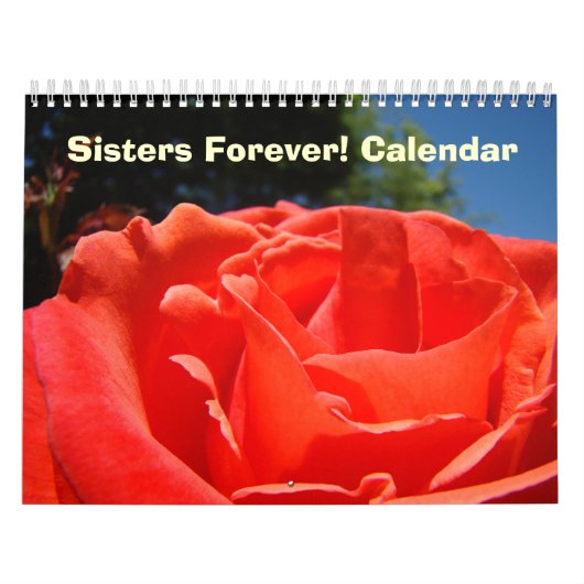 Sœurs pour toujours ! Calendrier Floral Grandes Fl (Protection)