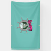 Soeurs sur la bannière vinyle Spit avec gromet mét (Vertical)