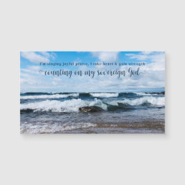 Soevere God Inspirerende Fotografie Magnet van het