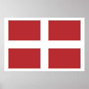 Soevereine militaire orde van Malta, vlag van Pana Poster