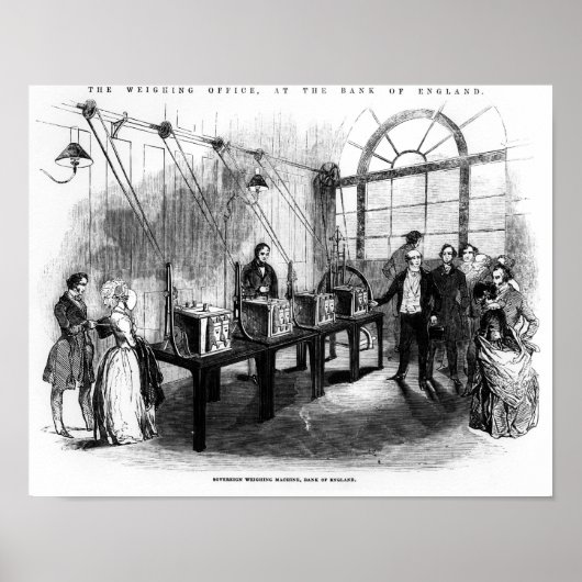 Soevereine weegmachine, Bank of England Poster (Voorkant)