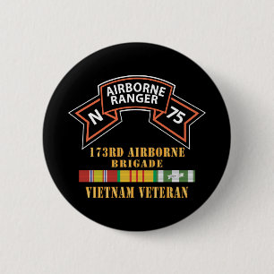 SOF - N Company Scroll - 173e Luchtlandingsbrigade Ronde Button 5,7 Cm