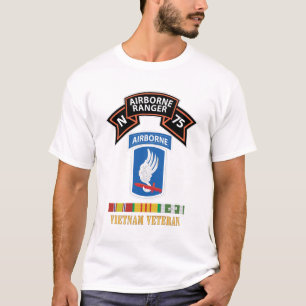 SOF - N Company Scroll - 173rd Airborne BDE - Viet T-shirt