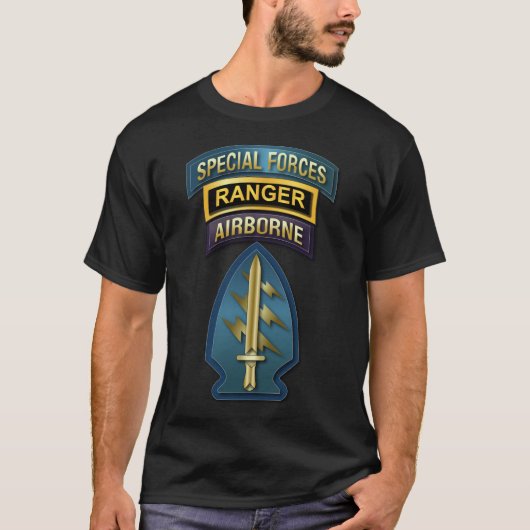 SOF - Speciale strijdkrachten - Ranger - SSI V1 T-shirt (Voorkant)