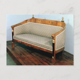 Sofa, Biedermeier style, c.1820 Briefkaart