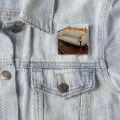 Sofa, Biedermeier style, c.1820 Vierkante Button 5,1 Cm (In situ)