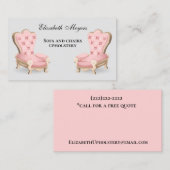 Sofa en Chairs Upholstery Visitekaartje (Voorkant / Achterkant)