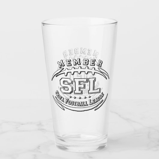Sofa Football League Glas (Voorkant)