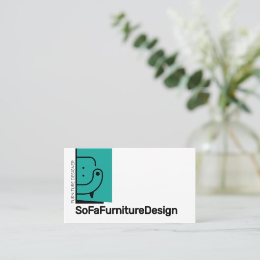 Sofa Interieur Ontwerp Architect Meubels Visitekaartje (Staand voorkant)