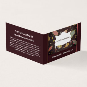  Sofa, Paarse Boho Chic, Antiek dealer Visitekaartjes