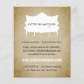  Sofa,  papier, Antiek dealer, winkel Flyer (Voorkant)