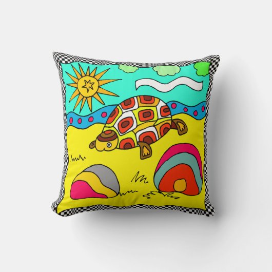 SOFA-PILLOW VOOR TURTLE ONTWERP KUSSEN (Voorkant)