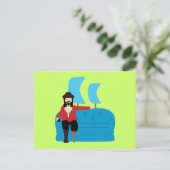 Sofa Pirate Briefkaart (Staand voorkant)