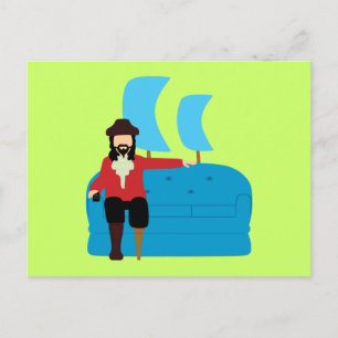 Sofa Pirate Briefkaart