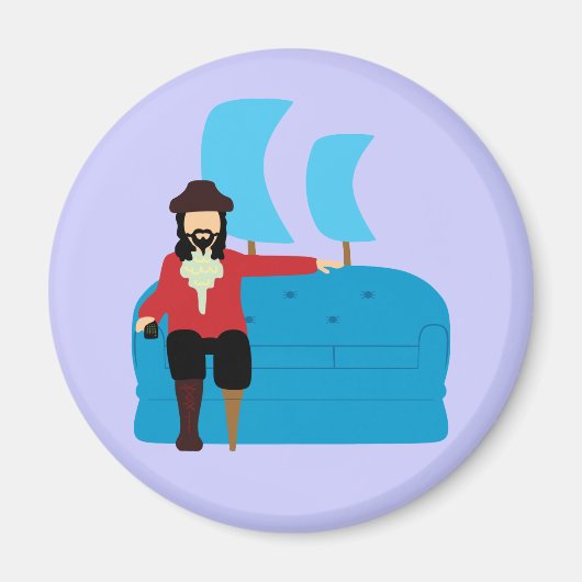 Sofa Pirate Magneet (Voorkant)