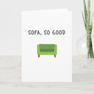 SOFA, SO GOOD - CARTE DE RÉCUPÉRATION PERSONNALISÉ