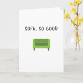 SOFA, ZO GOED - AANGEPAST WENSKAART KAART (Gele Bloem)