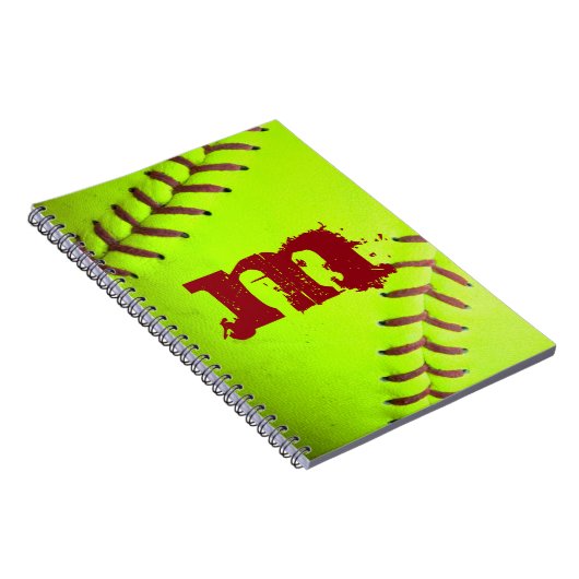 Sofball Yellow Fast Monogram Livre initial de note (Côté Droit)