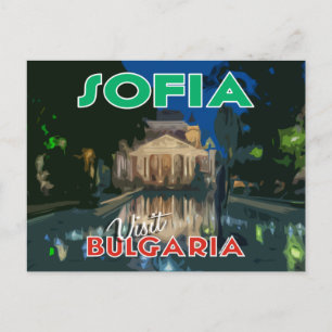 Sofia, bezoek Bulgarije... Briefkaart