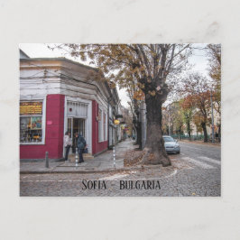 Sofia, Bulgaarse stadfoto Briefkaart