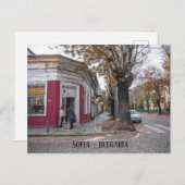 Sofia, Bulgaarse stadfoto Briefkaart (Voorkant / Achterkant)