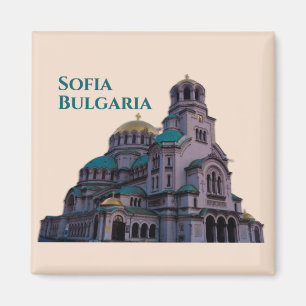 Sofia Bulgaria: Alexander Nevsky Cathedral Magneet