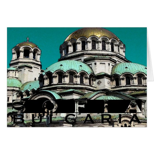 Sofia Bulgaria Souvenir (Voorkant Horizontaal)