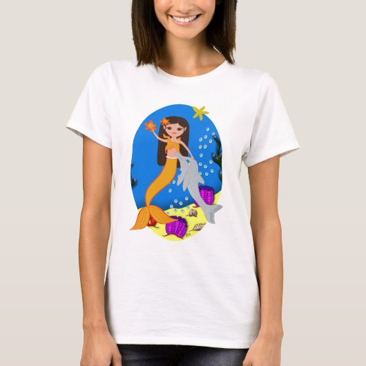Sofia de Mermaid T-Shirt (Voorkant)